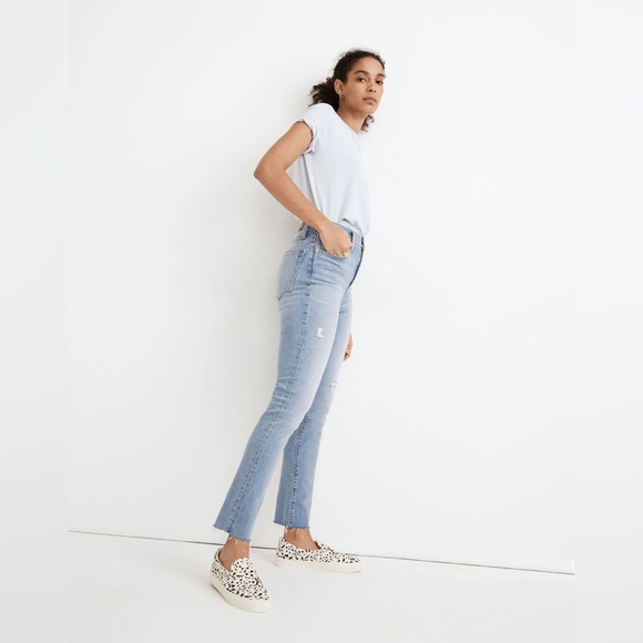 NWOT Madewell The Perfect Vintage Jean in Coffey Wash: Worn-In Edition Blue 27 - Picture 2 of 6